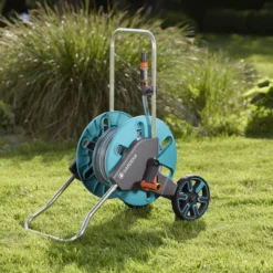 Gardena Aquaroll Freestanding Manual Hose Reel Set (L)20m 7 Gardena Aquaroll Freestanding Manual Hose Reel Set (L)20m -Garden Outdoor Store gardena aquaroll freestanding manual hose reel set l 20m4078500032872 01i bq