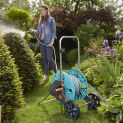 Gardena Aquaroll Freestanding Manual Hose Reel Set (L)20m 8 Gardena Aquaroll Freestanding Manual Hose Reel Set (L)20m -Garden Outdoor Store gardena aquaroll freestanding manual hose reel set l 20m4078500032872 02i bq