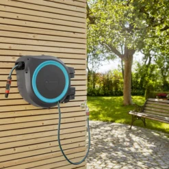 Gardena Rollup XL Wall-mounted Auto Hose Pipe Set (L)35m -Garden Outdoor Store gardena rollup xl wall mounted auto hose pipe set l 35m4078500052061 03i bq