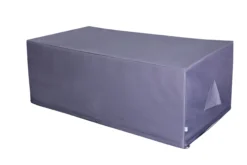 GoodHome Hamilton Steel Grey Rectangular Coffee Table Cover 112cm(L) 42cm(H) 60cm(W)