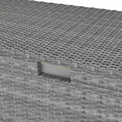 GoodHome Hamilton Steeple Grey Rattan Effect Storage Box (W) 125cm X (D) 55cm 20 GoodHome Hamilton Steeple Grey Rattan Effect Storage Box (W) 125cm X (D) 55cm -Garden Outdoor Store goodhome hamilton steeple grey rattan effect storage box w 125cm x d 55cm5059340677392 37c