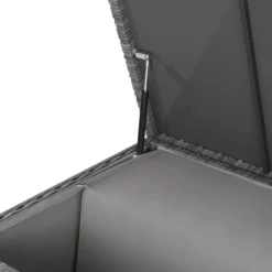 GoodHome Hamilton Steeple Grey Rattan Effect Storage Box (W) 125cm X (D) 55cm 21 GoodHome Hamilton Steeple Grey Rattan Effect Storage Box (W) 125cm X (D) 55cm -Garden Outdoor Store goodhome hamilton steeple grey rattan effect storage box w 125cm x d 55cm5059340677392 38c