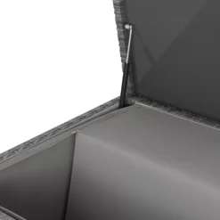 GoodHome Hamilton Steeple Grey Rattan Effect Storage Box (W) 180cm X (D) 65cm 19 GoodHome Hamilton Steeple Grey Rattan Effect Storage Box (W) 180cm X (D) 65cm -Garden Outdoor Store goodhome hamilton steeple grey rattan effect storage box w 180cm x d 65cm5059340677415 38c