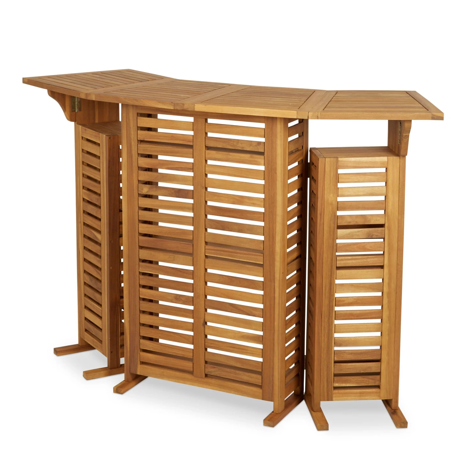 GoodHome Virginia Wooden Drink Cabinet Bar 4 GoodHome Virginia Wooden Drink Cabinet Bar - Image 4