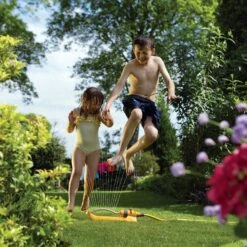 Hozelock Plus Swinging Sprinkler -Garden Outdoor Store hozelock plus swinging sprinkler5010646037679 05bq