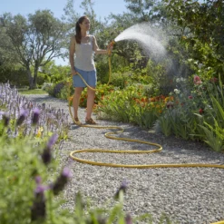 Hozelock Ultraflex 6765 0000 Yellow 5-layer Reinforced Hose Pipe (L)10m -Garden Outdoor Store hozelock ultraflex 6765 0000 yellow 5 layer reinforced hose pipe l 10m3506111170399 02i bq