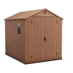 Keter Darwin 8x6 Ft Apex Tongue & Groove Shed With Floor -Garden Outdoor Store keter darwin 8x6 ft apex tongue groove shed with floor7290112636096 01c bq