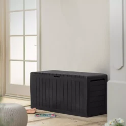 Alternative view of Keter Marvel Plus Grey Plastic 4x1 Garden Storage Box 270L