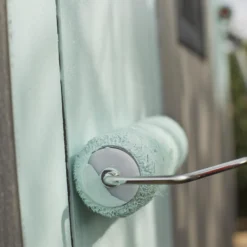 Keter Oakland Grey Plastic 2 Door 2 Windows Shed With Floor (Base Included) -Garden Outdoor Store keter oakland grey plastic 2 door 2 windows shed with floor base included 7290112632623 39c