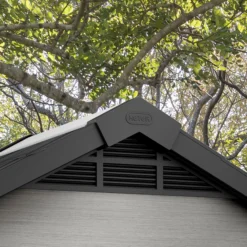 Keter Oakland Grey Plastic 2 Door 2 Windows Shed With Floor (Base Included) -Garden Outdoor Store keter oakland grey plastic 2 door 2 windows shed with floor base included 7290112632623 41c