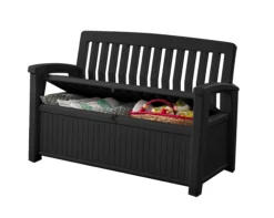Keter Patio Wood Effect Garden Storage Bench Box - Partial Assembly Required 227L 17 Keter Patio Wood Effect Garden Storage Bench Box - Partial Assembly Required 227L -Garden Outdoor Store keter patio wood effect garden storage bench box partial assembly required 227l7290112634825 02c bq