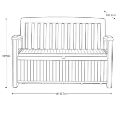 Keter Patio Wood Effect Garden Storage Bench Box - Partial Assembly Required 227L 15 Keter Patio Wood Effect Garden Storage Bench Box - Partial Assembly Required 227L -Garden Outdoor Store keter patio wood effect garden storage bench box partial assembly required 227l7290112634825 09t bq