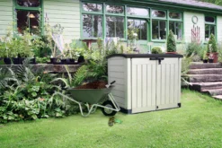 Keter Store-it-out ARC Plastic Garden Storage Box -Garden Outdoor Store keter store it out arc plastic garden storage box5397007165784 01bq