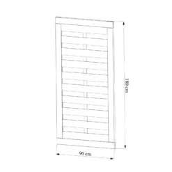 Klikstrom Tiama Pine Horizontal Slats Gate, (H)1.8m (W)0.9m 9 Klikstrom Tiama Pine Horizontal Slats Gate, (H)1.8m (W)0.9m -Garden Outdoor Store klikstrom tiama pine horizontal slats gate h 1 8m w 0 9m5059340668833 01t