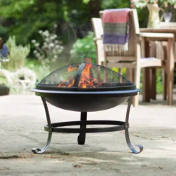 La Hacienda Albion Steel Firepit 15 La Hacienda Albion Steel Firepit -Garden Outdoor Store la hacienda albion steel firepit5055025581657 06i bq