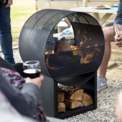 La Hacienda Camacha Steel Fireplace