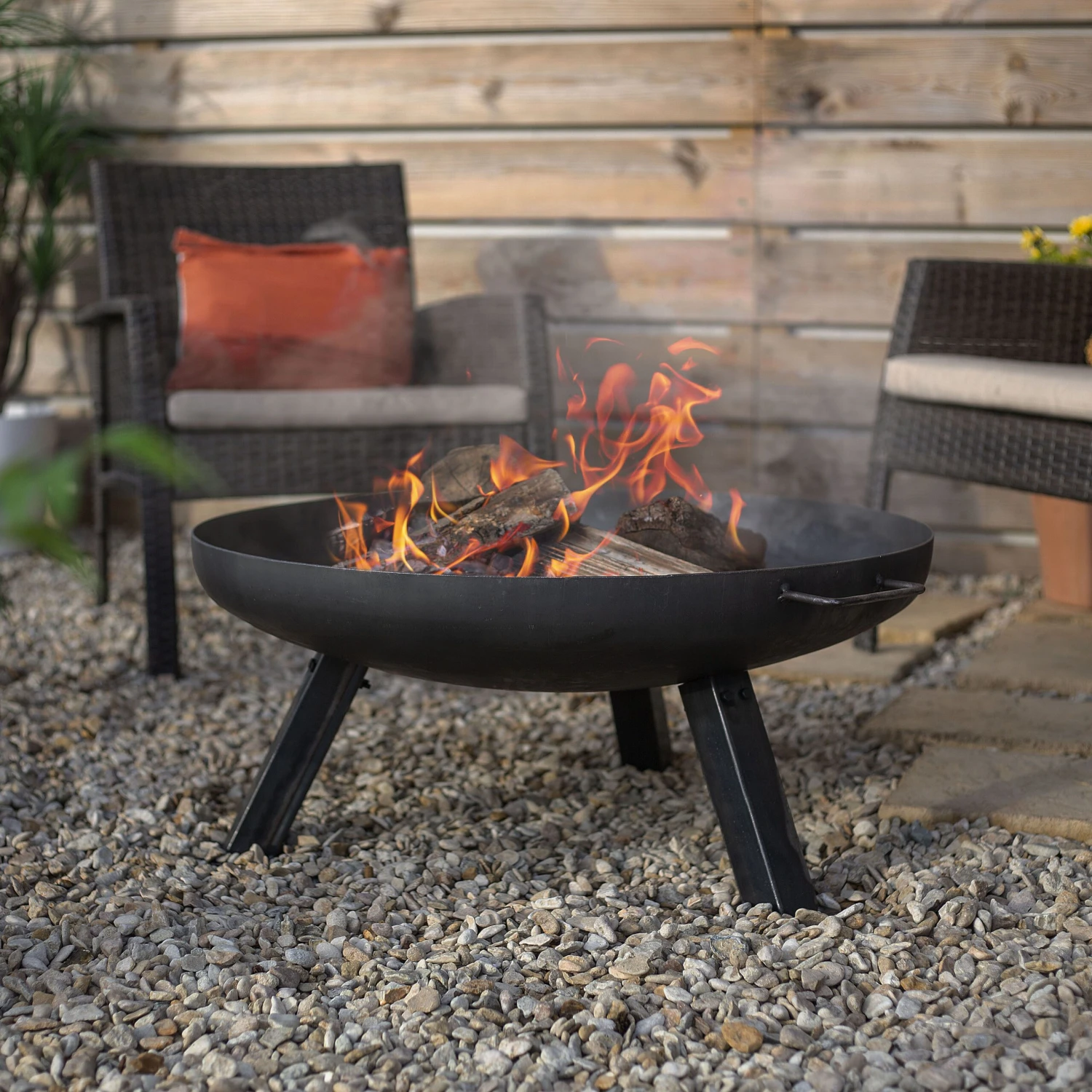La Hacienda Industrial Steel Firepit 3 La Hacienda Industrial Steel Firepit - Image 3