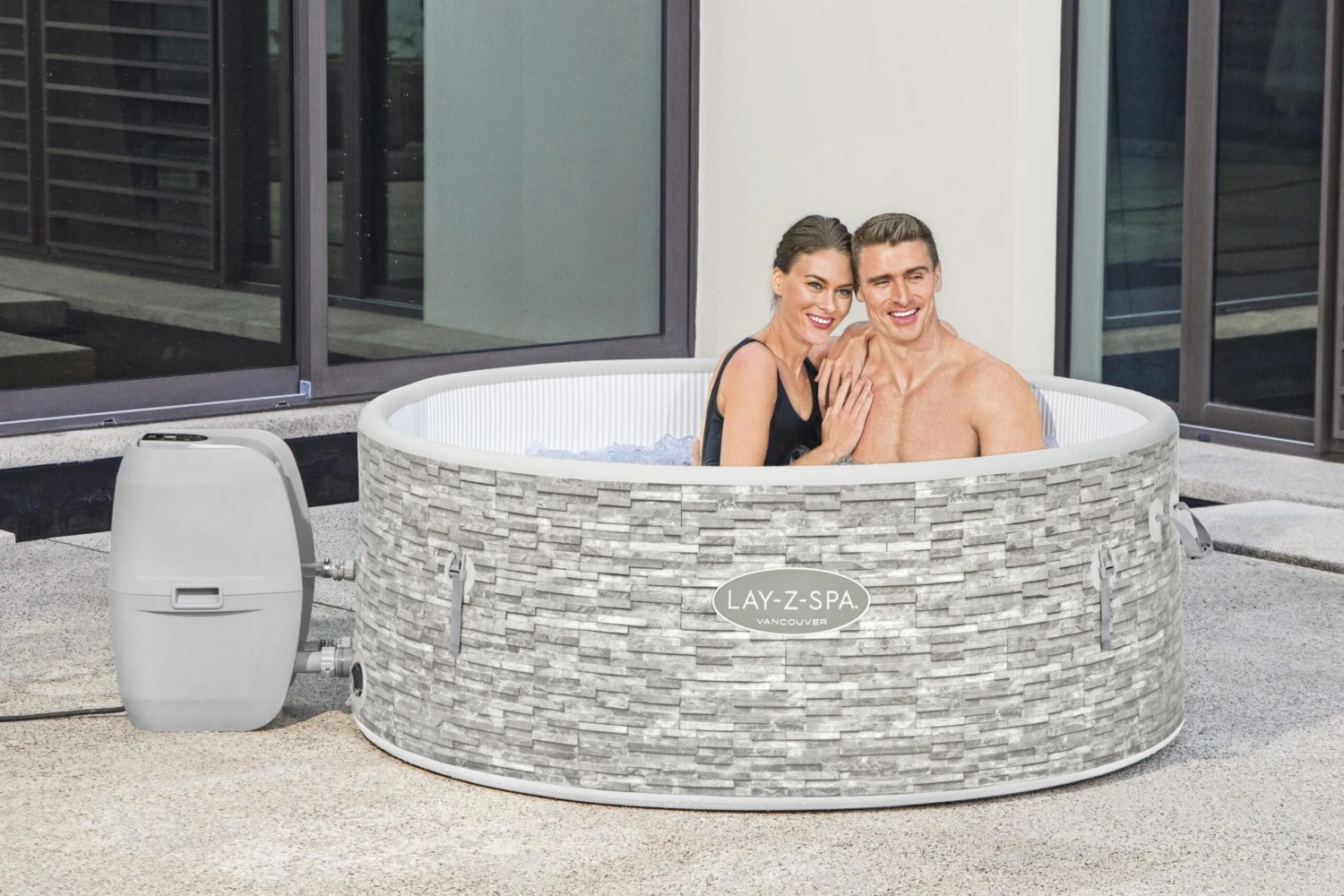 Lay-Z-Spa Vancouver 5 Person Inflatable Hot Tub 6 Lay-Z-Spa Vancouver 5 Person Inflatable Hot Tub - Image 6