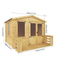 Mercia 11x12 Apex Tongue & Groove Cabin With Double Door 14 Mercia 11x12 Apex Tongue & Groove Cabin With Double Door -Garden Outdoor Store mercia 11x12 apex tongue groove cabin with double door5029442078687 01t bq scaled