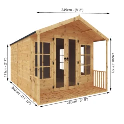 Mercia 12x8 Apex Shiplap Summer House With Double Door -Garden Outdoor Store mercia 12x8 apex shiplap summer house with double door5029442075983 01t BQ