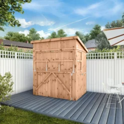Mercia 6x4 Ft Pent Tongue & Groove Wooden Garden Bar With Single Door -Garden Outdoor Store mercia 6x4 ft pent tongue groove wooden garden bar with single door5029442007250 01i