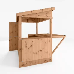 Mercia 6x4 Ft Pent Tongue & Groove Wooden Garden Bar With Single Door -Garden Outdoor Store mercia 6x4 ft pent tongue groove wooden garden bar with single door5029442007250 03c