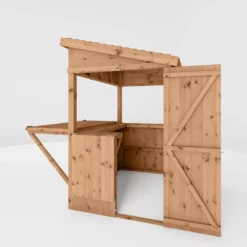 Mercia 6x4 Ft Pent Tongue & Groove Wooden Garden Bar With Single Door -Garden Outdoor Store mercia 6x4 ft pent tongue groove wooden garden bar with single door5029442007250 04c