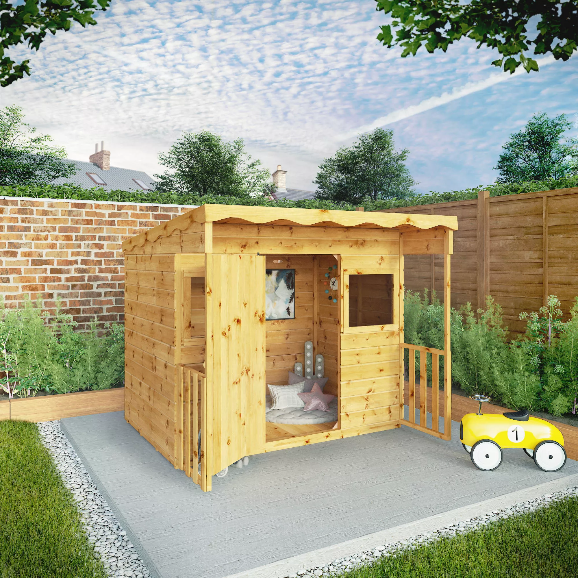 Mercia 6x5 Timber Playhouse Assembly Required 2 Mercia 6x5 Timber Playhouse Assembly Required - Image 2