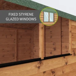 Mercia 7x5 Ft Reverse Apex Tongue & Groove Wooden 2 Windows Shed With Floor 14 Mercia 7x5 Ft Reverse Apex Tongue & Groove Wooden 2 Windows Shed With Floor -Garden Outdoor Store mercia 7x5 ft reverse apex tongue groove wooden 2 windows shed with floor5029442006468 40c bq