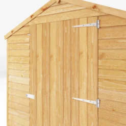 Mercia 8x6 Ft Apex Overlap Wooden 4 Windows Shed With Floor -Garden Outdoor Store mercia 8x6 ft apex overlap wooden 4 windows shed with floor5029442085463 03c