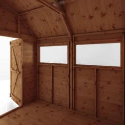 Mercia 8x8 Ft Barn Shiplap Wooden 2 Door Shed With Floor -Garden Outdoor Store mercia 8x8 ft barn shiplap wooden 2 door shed with floor5029442009261 05c