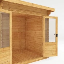 Mercia 8x8 Pent Tongue & Groove Cabin With Double Door 14 Mercia 8x8 Pent Tongue & Groove Cabin With Double Door -Garden Outdoor Store mercia 8x8 pent tongue groove cabin with double door5029442002439 39c bq