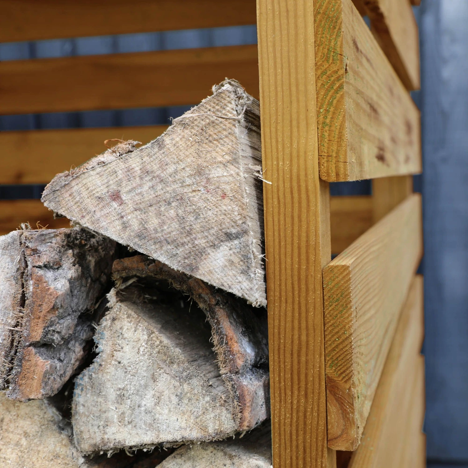 Mercia Double Wooden Log Store 5 Mercia Double Wooden Log Store - Image 5