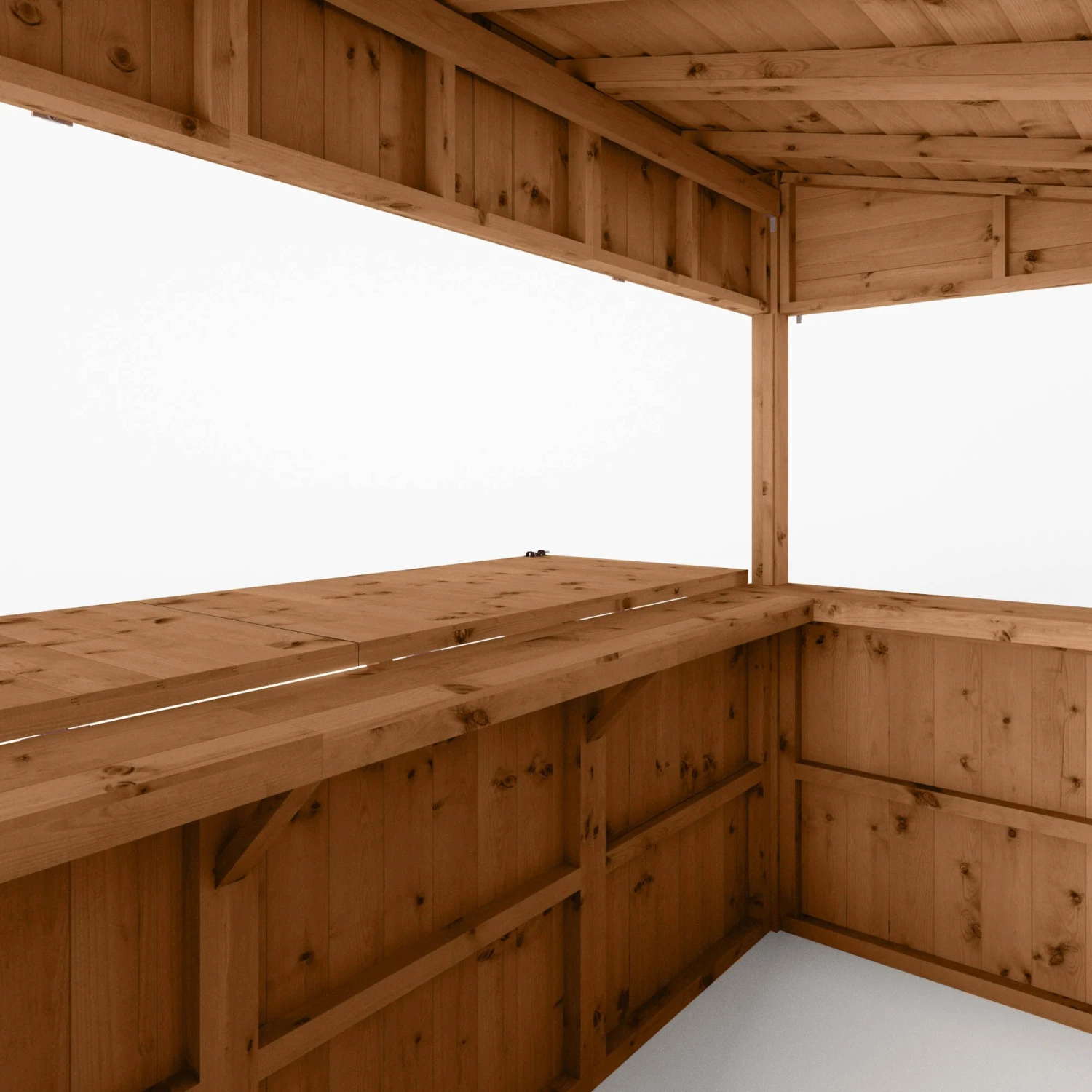 Mercia Garden Bar 9x4 Ft Pent Tongue & Groove Solid Wood Garden Bar With Single Door 6 Mercia Garden Bar 9x4 Ft Pent Tongue & Groove Solid Wood Garden Bar With Single Door - Image 6