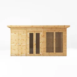 Mercia Maine 14x6 Ft Pent Shiplap Wooden Summer House With Double Door 12 Mercia Maine 14x6 Ft Pent Shiplap Wooden Summer House With Double Door -Garden Outdoor Store mercia maine 14x6 ft pent shiplap wooden summer house with double door5029442008721 02c