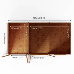 Mercia Maine 14x6 Ft Pent Shiplap Wooden Summer House With Double Door 19 Mercia Maine 14x6 Ft Pent Shiplap Wooden Summer House With Double Door -Garden Outdoor Store mercia maine 14x6 ft pent shiplap wooden summer house with double door5029442008721 02t