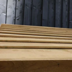 Mercia Single Solid Wood Log Store -Garden Outdoor Store mercia single solid wood log store5029442012612 04c