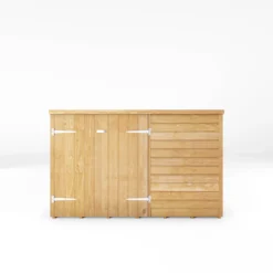 Mercia Solid Wood 3x6 Overlap Pent Bike Store -Garden Outdoor Store mercia solid wood 3x6 overlap pent bike store5029442089300 02c