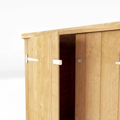 Mercia Solid Wood 3x6 Overlap Pent Bike Store -Garden Outdoor Store mercia solid wood 3x6 overlap pent bike store5029442089300 03c