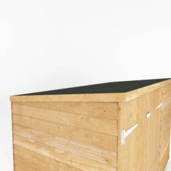 Mercia Solid Wood 3x6 Overlap Pent Bike Store -Garden Outdoor Store mercia solid wood 3x6 overlap pent bike store5029442089300 04c