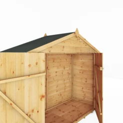 Mercia Solid Wood 3x7 Tongue & Groove Apex Bike Store -Garden Outdoor Store mercia solid wood 3x7 tongue groove apex bike store5029442008196 03c