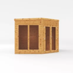 Mercia Summer House 13x9 Ft Pent Shiplap Solid Wood Summer House With Double Door -Garden Outdoor Store mercia summer house 13x9 ft pent shiplap solid wood summer house with double door5029442002576 03c bq