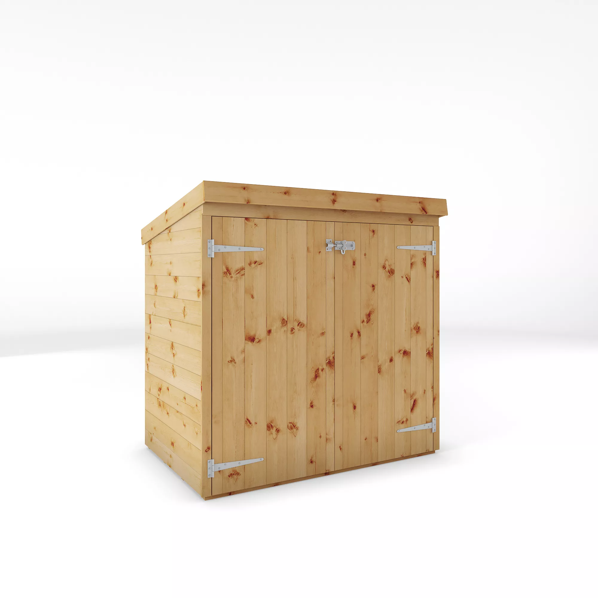 Mercia Tongue & Groove Solid Wood 3x5 Pent Garden Storage 2 Mercia Tongue & Groove Solid Wood 3x5 Pent Garden Storage - Image 2