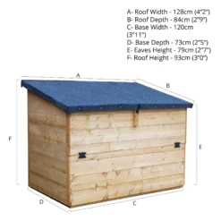 Mercia Tongue & Groove Solid Wood Lift Up Sloping Garden Storage 10 Mercia Tongue & Groove Solid Wood Lift Up Sloping Garden Storage -Garden Outdoor Store mercia tongue groove solid wood lift up sloping garden storage5029442006659 01t