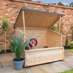Mercia Tongue & Groove Solid Wood Lift Up Sloping Garden Storage 9 Mercia Tongue & Groove Solid Wood Lift Up Sloping Garden Storage -Garden Outdoor Store mercia tongue groove solid wood lift up sloping garden storage5029442006659 02i