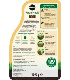 Miracle-Gro Patch Magic Spot Repair 6m² 1.3kg -Garden Outdoor Store miracle gro patch magic spot repair 6m 1 3kg5010272090611 04c bq