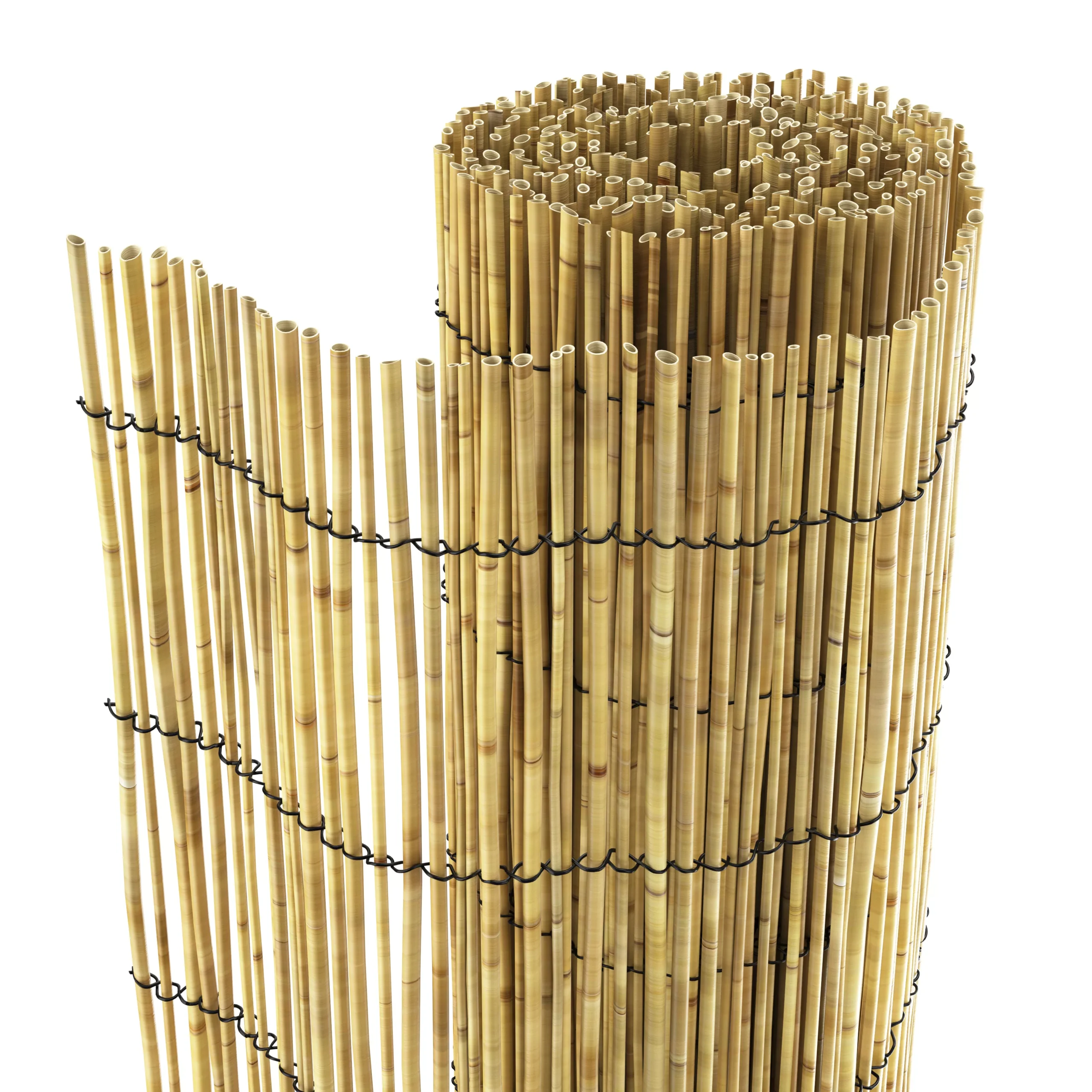 Natural Reed Garden Screen (H)1m (W)3m 2 Natural Reed Garden Screen (H)1m (W)3m - Image 2