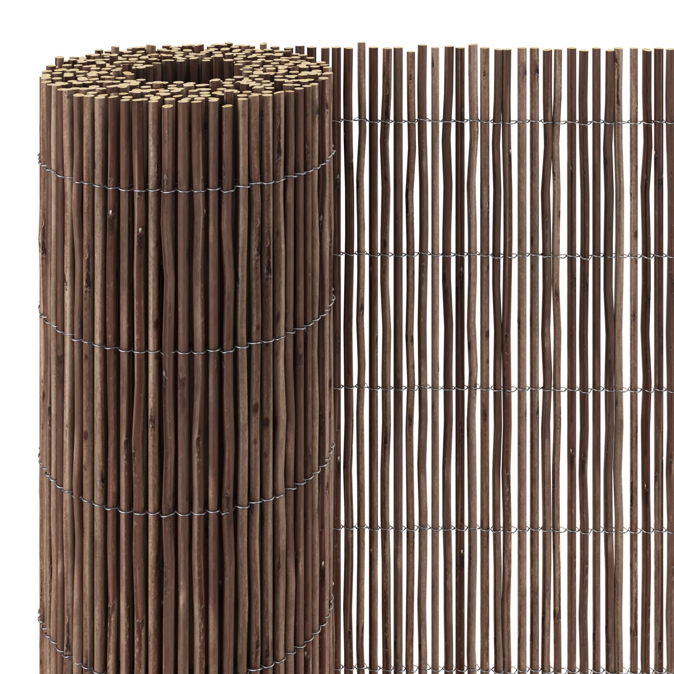 Natural Wicker Garden Screen (H)1.5m (W)3m 1 Natural Wicker Garden Screen (H)1.5m (W)3m