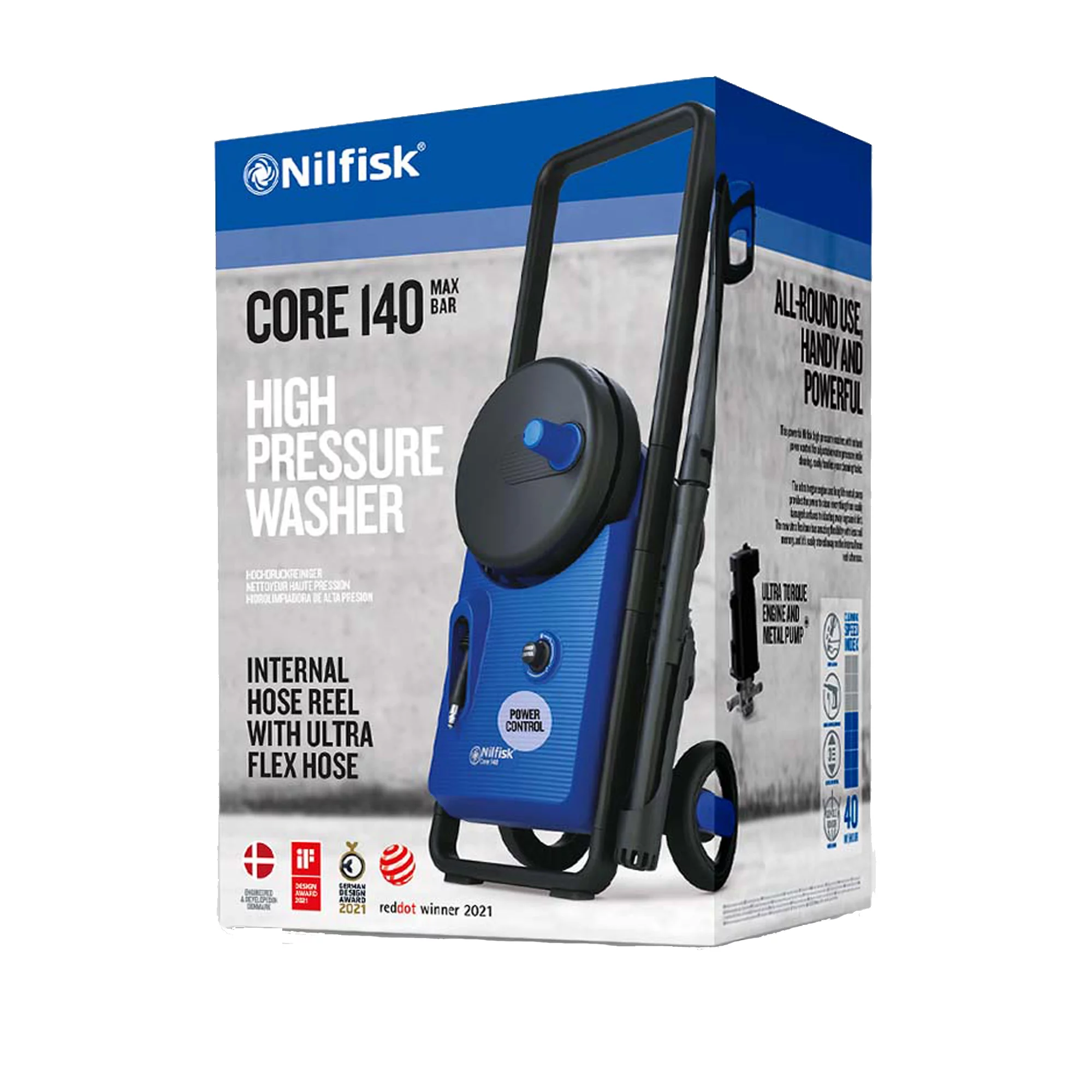 Nilfisk C140 Corded Pressure Washer 1.8kW Core 140-6 Power Control P 128471307 11 Nilfisk C140 Corded Pressure Washer 1.8kW Core 140-6 Power Control P 128471307 - Image 11