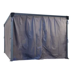 Palram - Canopia 4K Series Grey Polyester (PES) Gazebo Curtain, Pack Of 6 (L)2170mm (W)4010mm 9 Palram - Canopia 4K Series Grey Polyester (PES) Gazebo Curtain, Pack Of 6 (L)2170mm (W)4010mm -Garden Outdoor Store palram canopia 4k series grey polyester pes gazebo curtain pack of 6 l 2170mm w 4010mm7290108133714 03c